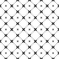 Dotted line rhombus seamless pattern. Modern stylish texture. Repeating geometric tiles with dotted rhombus. Black geometric shape diagonal repeatable on white background. vector