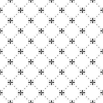 punteado línea rombo sin costura modelo. moderno elegante textura. repitiendo geométrico losas con punteado rombo. negro geométrico forma diagonal repetible en blanco antecedentes. vector