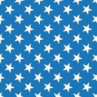 Stars seamless pattern. Stars on a pretty blue background, vector retro seamless pattern for packaging, fabric, paper, background.
