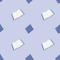 Books and textbooks, seamless pattern, vector. Back to school. vector