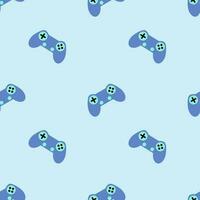 Joysticks, seamless pattern, vector. vector