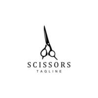 Scissors Logo, Shaver Vector, Simple Barber Shop Design, Icon, Background, Symbol, Template vector