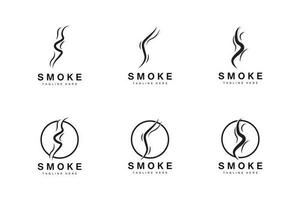 Steam Steam Logo Vector Hot Evaporating Aroma. Smell Line Illustration, Cooking Steam Icon, Steam Train, Baking, Smoking