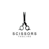 Scissors Logo, Shaver Vector, Simple Barber Shop Design, Icon, Background, Symbol, Template vector