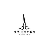 Scissors Logo, Shaver Vector, Simple Barber Shop Design, Icon, Background, Symbol, Template vector