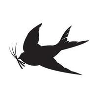 swallow logo vector illustration design template.