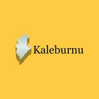 Kaleburnu map Vector illustration. element graphic illustration design template