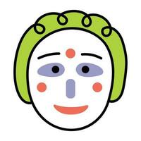 Trendy Korean Mask vector