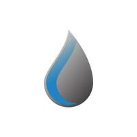 Water drop illustration logo vector design