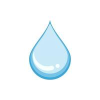 Water drop illustration logo vector design