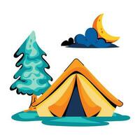 Trendy Tent Concepts vector