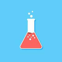 vector elemento de vaso cubilete para científico experimentos