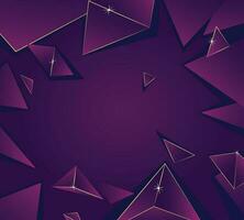 Magenta and purple polygonal abstract background, Vector style with triangle tech design, good for web design, social media