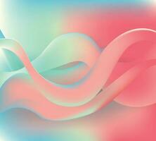 Colorful gradient geometric shapes background, Abstract waves modern background, For banner and other design template vector