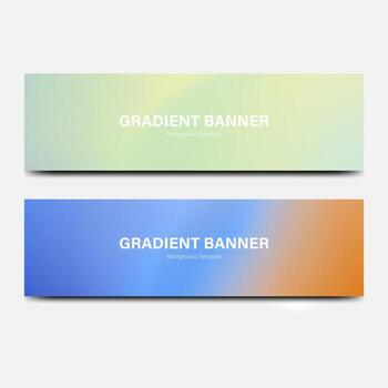 header banner abstract gradient background vector