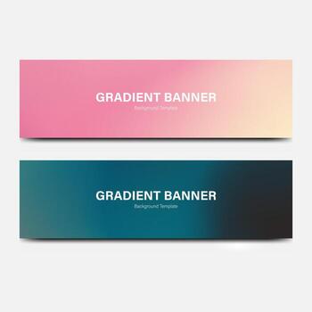 header banner abstract gradient background vector