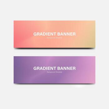 beautiful abstract gradation background to use for banner template vector