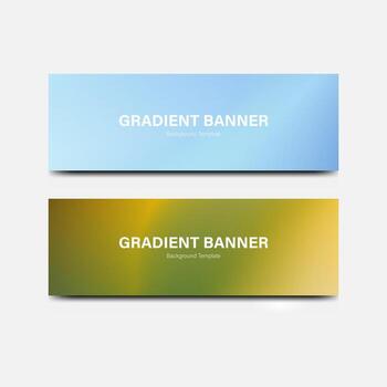 header banner abstract gradient background vector