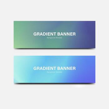 beautiful gradient abstract background used for banner template vector