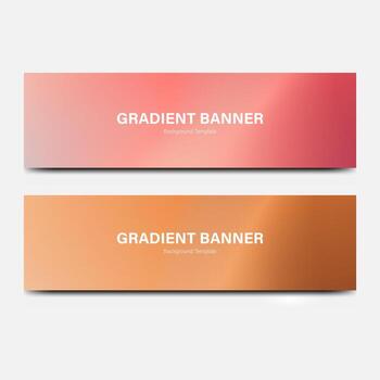 header banner abstract gradient background vector