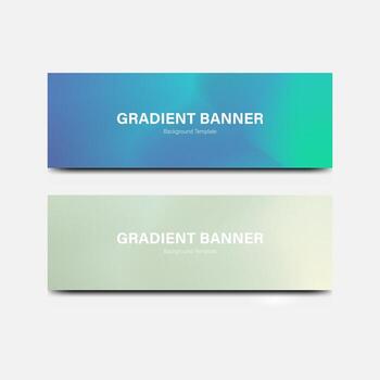 header banner abstract gradient background vector