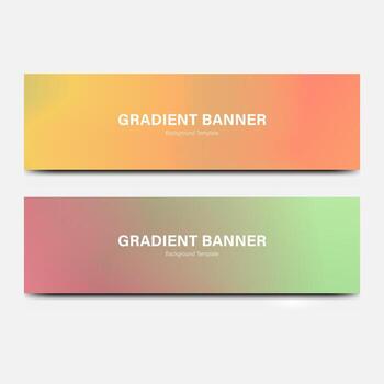 header banner abstract gradient background vector