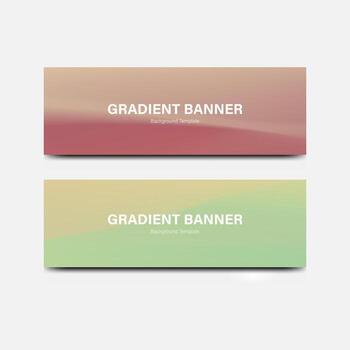 header banner abstract gradient background vector