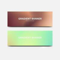 beautiful gradient abstract background used for banner template vector