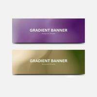 vector abstract gradient background banner template