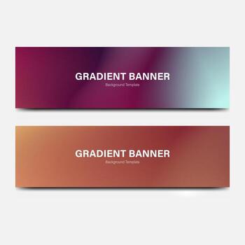 header banner abstract gradient background vector