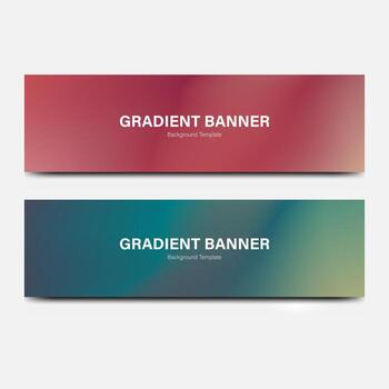 header banner abstract gradient background vector