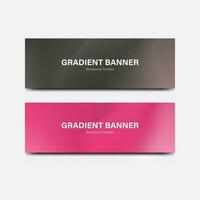 header banner abstract gradient background vector