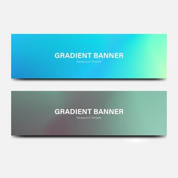 header banner abstract gradient background vector