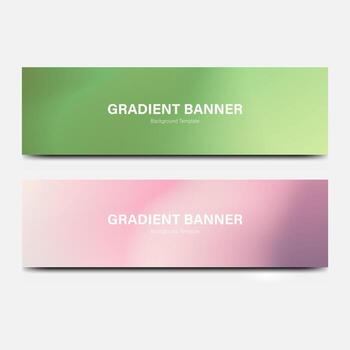 header banner abstract gradient background vector