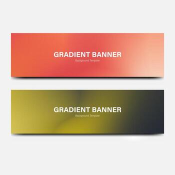 header banner abstract gradient background vector