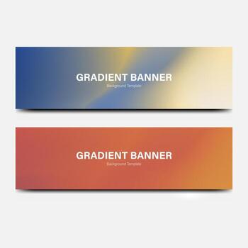 header banner abstract gradient background vector