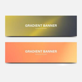 header banner abstract gradient background vector