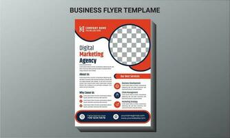 Modern business flyer template, abstract business flyer, and creative design. Perfect for creative professional business.  vector template