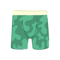 handsome underwear men cartoon vector illustration