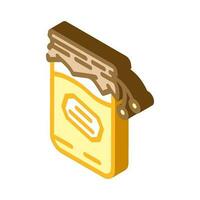 jam autumn season isometric icon vector illustration