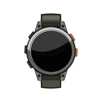 wearable smart watch cartoon vector illustration