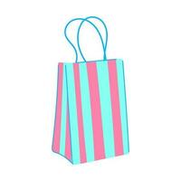 shop paper bag cartoon vector illustration