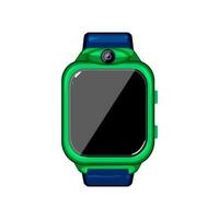 boy kid watch time cartoon vector illustration