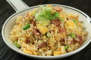 Japanese Garlic Fried Rice or Ninniku Yakimeshi photo