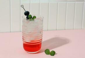 Blueberry Sparkling Red Mojito photo