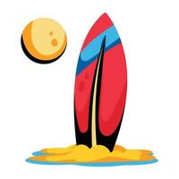 Trendy Surfboard Concepts vector