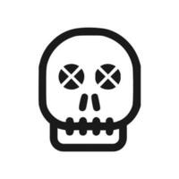 Skull Head Icon Vector Art, Illustration and Graphic
