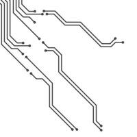 eléctrico circuito tablero antecedentes. eléctrico circuito tablero vector. digital eléctrico circuito conexión sistema. microelectrónica circuitos vector