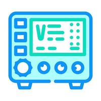 power supply electrical engineer color icon vector illustration