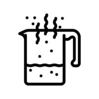 fluid smell line icon vector illustration